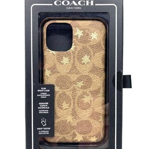 Coach Slim Case Iphone 11 Pro Khaki Gold Stars